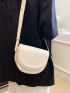 Minimalist Saddle Bag Pu Fashion