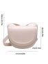 Minimalist Saddle Bag Pu Fashion