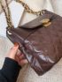 Mini Quilted Pattern Chain Square Bag Vintage