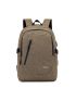 Large Laptop Backpack Letter Graphic Minimalist Camping Bag