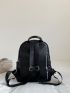 Medium Classic Backpack Minimalist PU