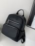 Medium Classic Backpack Minimalist PU