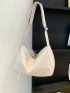 Minimalist Hobo Bag Medium Beige