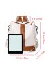 Colorblock Classic Backpack Medium For School