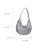 Minimalist Hobo Bag Metallic Small Funky