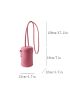 Minimalist Bucket Bag Mini Pink