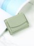 New Women Mini Wallet Short Hasp Purses Large-capacity Coin Bag Tri-fold Wallet