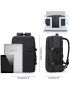 Medium Laptop Backpack With USB Charging Port Release Buckle Decor Multi-Function Camping Bag