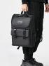 Minimalist Laptop Backpack Medium Black For Business