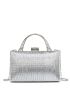 Mini Box Bag Metallic Pattern Chain Strap for Prom