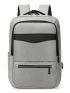 Two Tone Laptop Backpack With Charging Port Unisex For Business Camping Bag