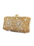 Mini Box Bag Rhinestone Decor Chain Glamorous For Party