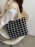 New Style Women's Bag Textile Fabric Travel Package Simple And Convenient Large Space Shoulder Bag