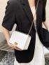 Mini Flap Square Bag Turn Lock Elegant