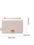 Mini Flap Square Bag Turn Lock Elegant