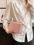 Mini Flap Square Bag Turn Lock Elegant