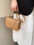 Mini Flap Square Bag Turn Lock Elegant