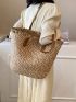 Oversized Straw Bag For Vacation