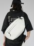 Oversized Fanny Pack Minimalist PU