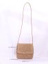 Small Flap Straw Bag Paper Vacation