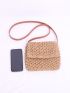 Small Flap Straw Bag Paper Vacation