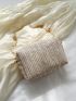 Mini Straw Bag Paper Flower Decor