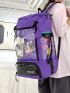 Colorblock Classic Backpack Medium Purple