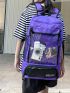 Colorblock Classic Backpack Medium Purple