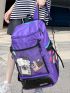 Colorblock Classic Backpack Medium Purple