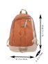 Colorblock Classic Backpack Medium Drawstring Design For School