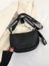 Minimalist Hobo Bag Black Medium