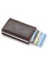 Carbon Fiber Card Holder Wallet Men Brand RFID Black Magic Tri-fold Slim Mini Wallet Small Money Bag Male Purse