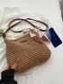 Medium Crossbody Bag Patch & Twilly Scarf Decor