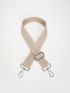 Contrast Binding Bag Strap Adjustable