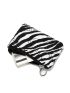 Zebra Striped Coin Purse Zipper