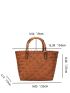 Small Straw Bag Double Handle For Vacation