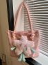 Small Shopper Bag Star Decor Cute