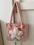 Small Shopper Bag Star Decor Cute