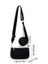 Minimalist Square Bag Black With Coin Purse Mini