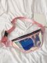 Holographic Fanny Pack Medium Pink