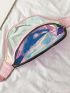 Holographic Fanny Pack Medium Pink