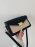 Small Square Bag Colorblock Flap Fashion Style