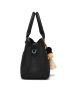 Medium Square Bag Double Handle Tassel & Pom Pom Decor Fashion Style