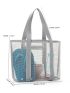 Mesh Beach Bag Large Capacity Foldable