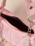 Kawaii Minimalist Chain Shoulder Bag