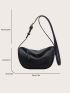 Minimalist Hobo Bag Mini Black