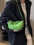 Minimalist Hobo Bag Mini Green