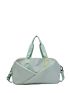 Mint Green Duffel Bag Adjustable Strap With Wet Dry Pocket & Shoes Compartment For Travel & Gym