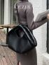 Minimalist Top Handle Bag PU