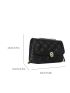 Mini Square Bag Solid Color Flap Design Chain Strap